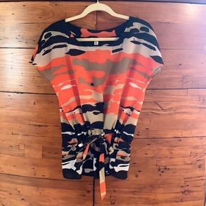 Calvin Klein drawstring lightweight top.